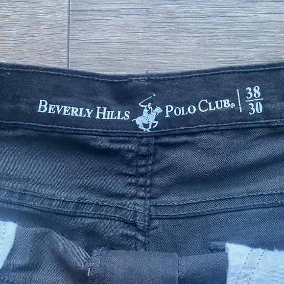 Beverly Hills Polo Club Jeans Men's Size 38x30 Black Slim Fit Stretch Flex Denim - Picture 3 of 6